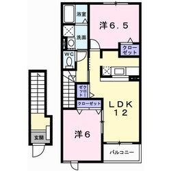 セントポーリアⅡの物件間取画像